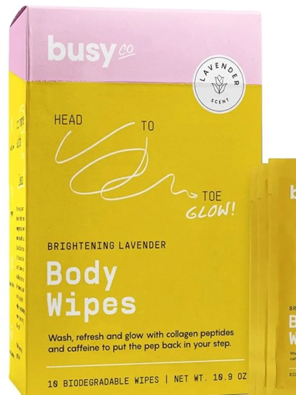 Glow Body Wipes for Women - Cleansing Large Wash Cloth - Extra Thick & Moist - Picture 1 of 3